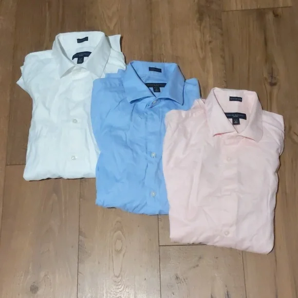 Banana Republic | Shirts | 3 Banana Republic Fitted 0 Cotton French Cuff  Dress Shirts Size S 14145 | Poshmark